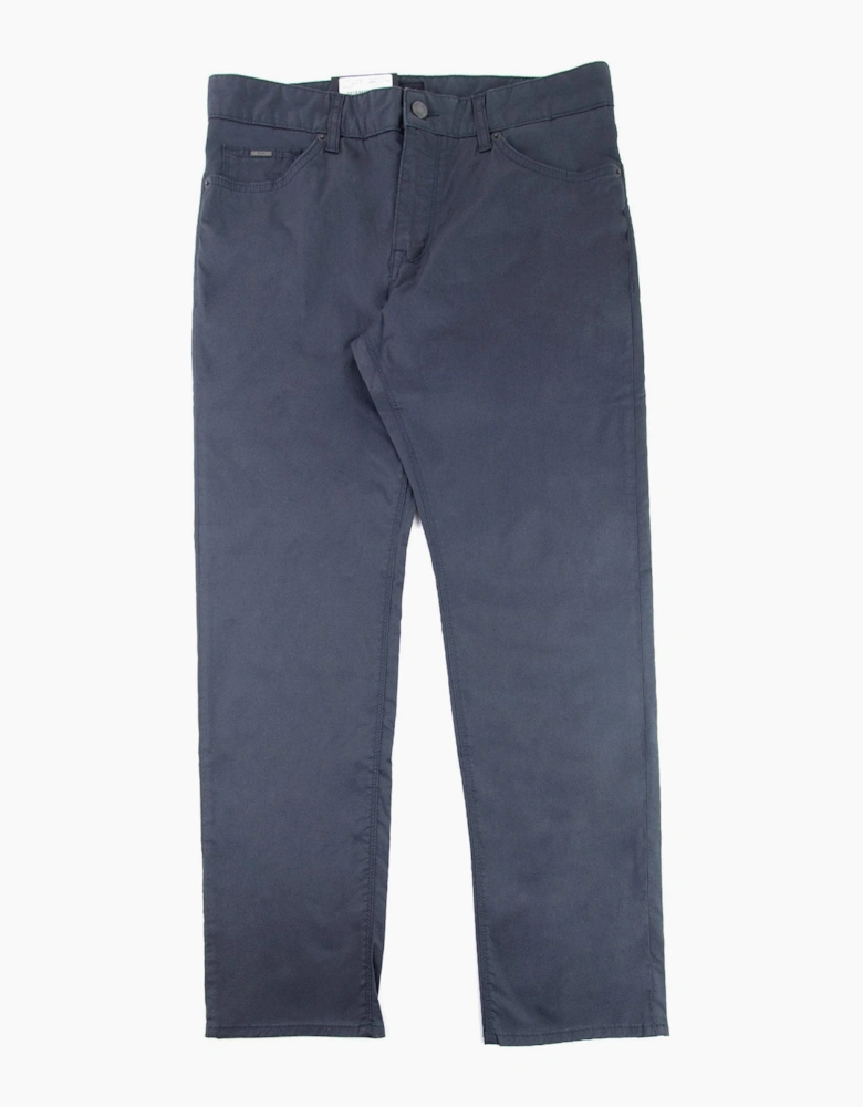 Hugo Boss Regular-fit Jeans In Washed Stretch Denim Dark Blue 402