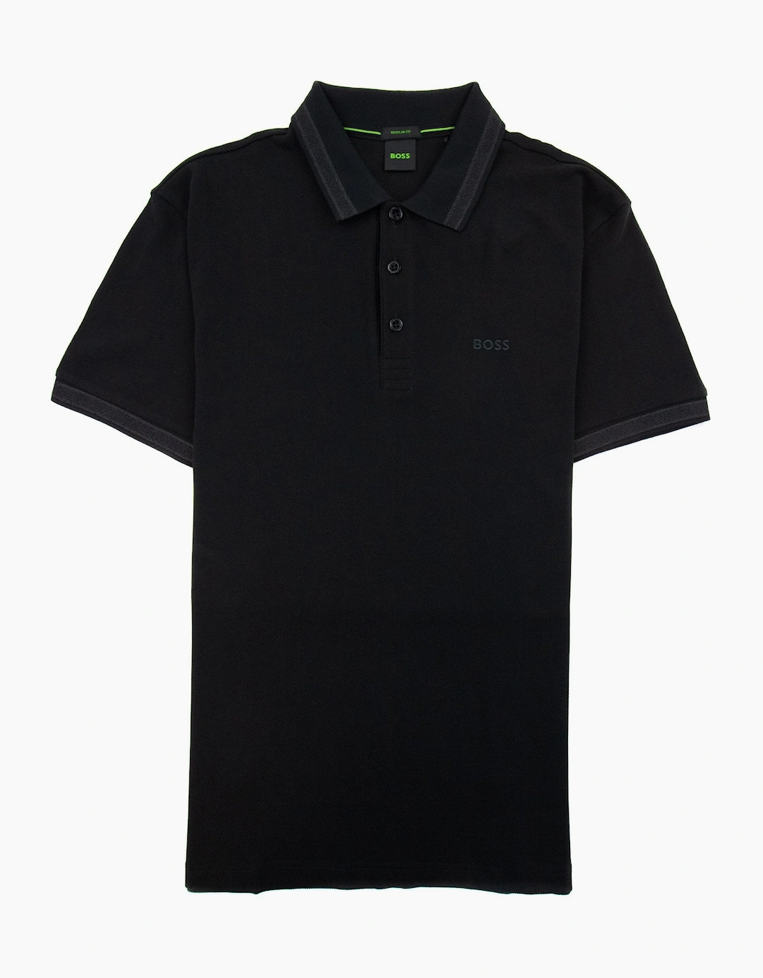 Hugo Boss Paddy Embroidered Logo Polo Black 008