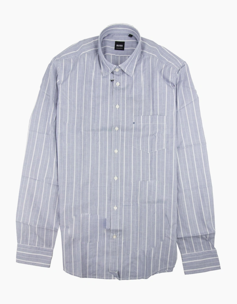 Hugo Boss Navada Stripe L/s Shirt Sky Blue SA30