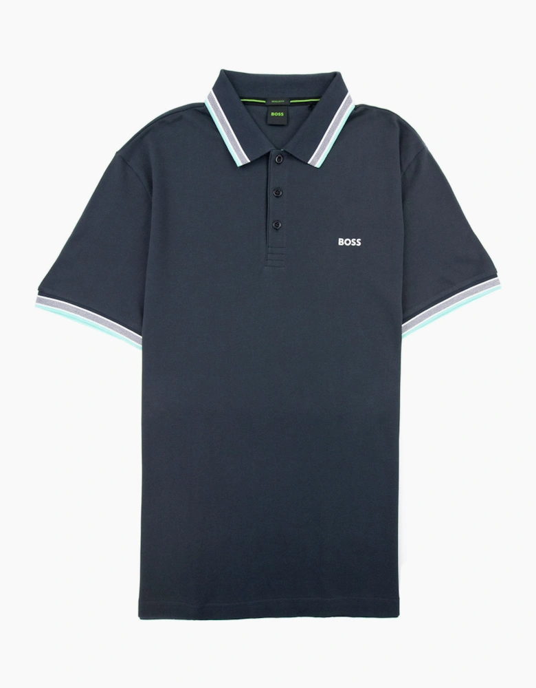 Hugo Boss Paddy Embroidered Logo Polo Navy 409