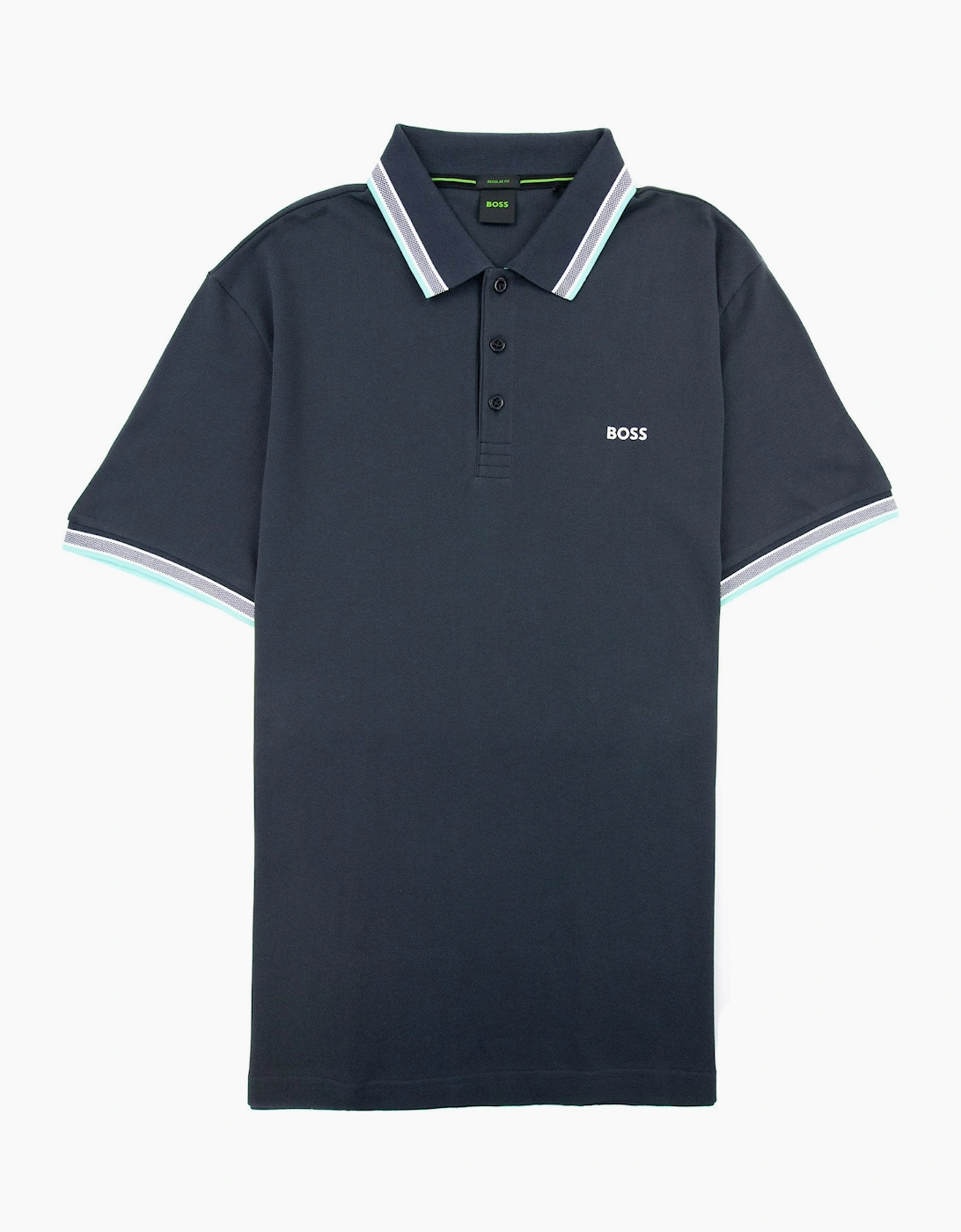 Hugo Boss Paddy Embroidered Logo Polo Navy 409, 4 of 3