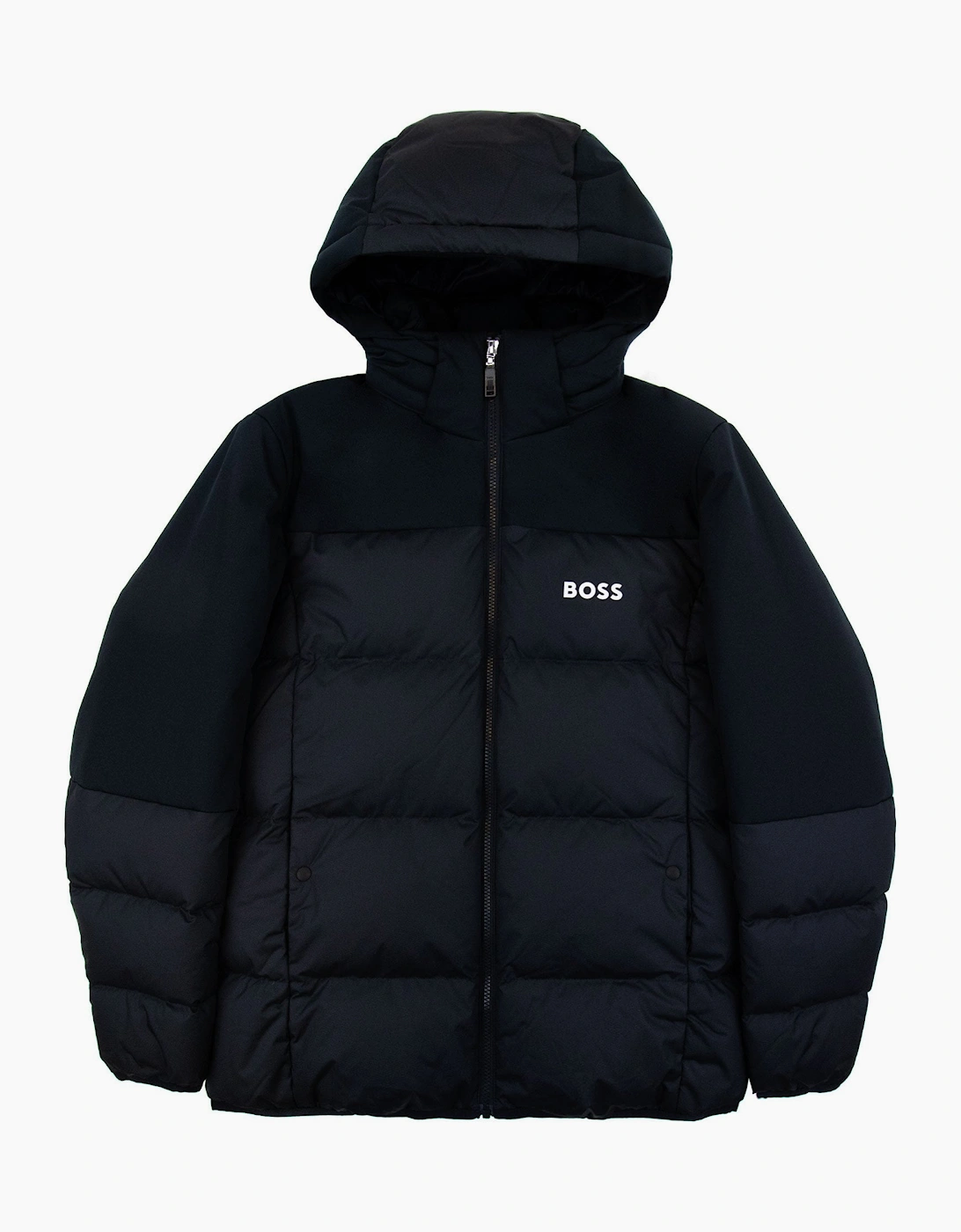 Hugo Boss Hamar1 Logo Detail Down Jacket Navy 402, 6 of 5