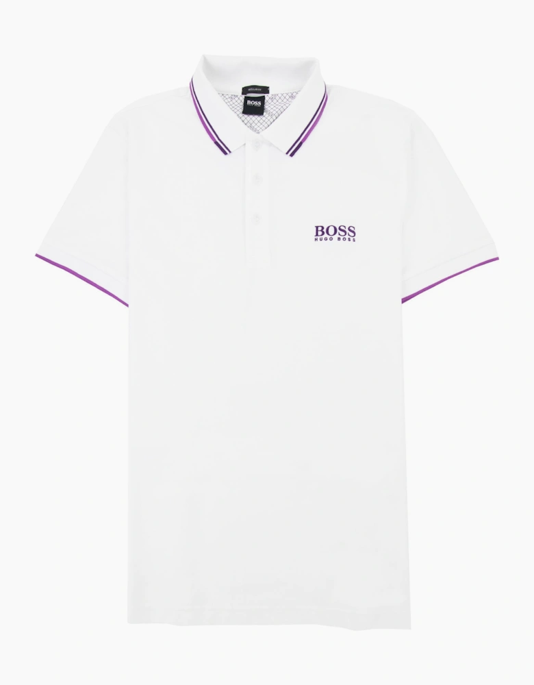 Hugo Boss Paddy Pro Golf Polo Shirt White 105