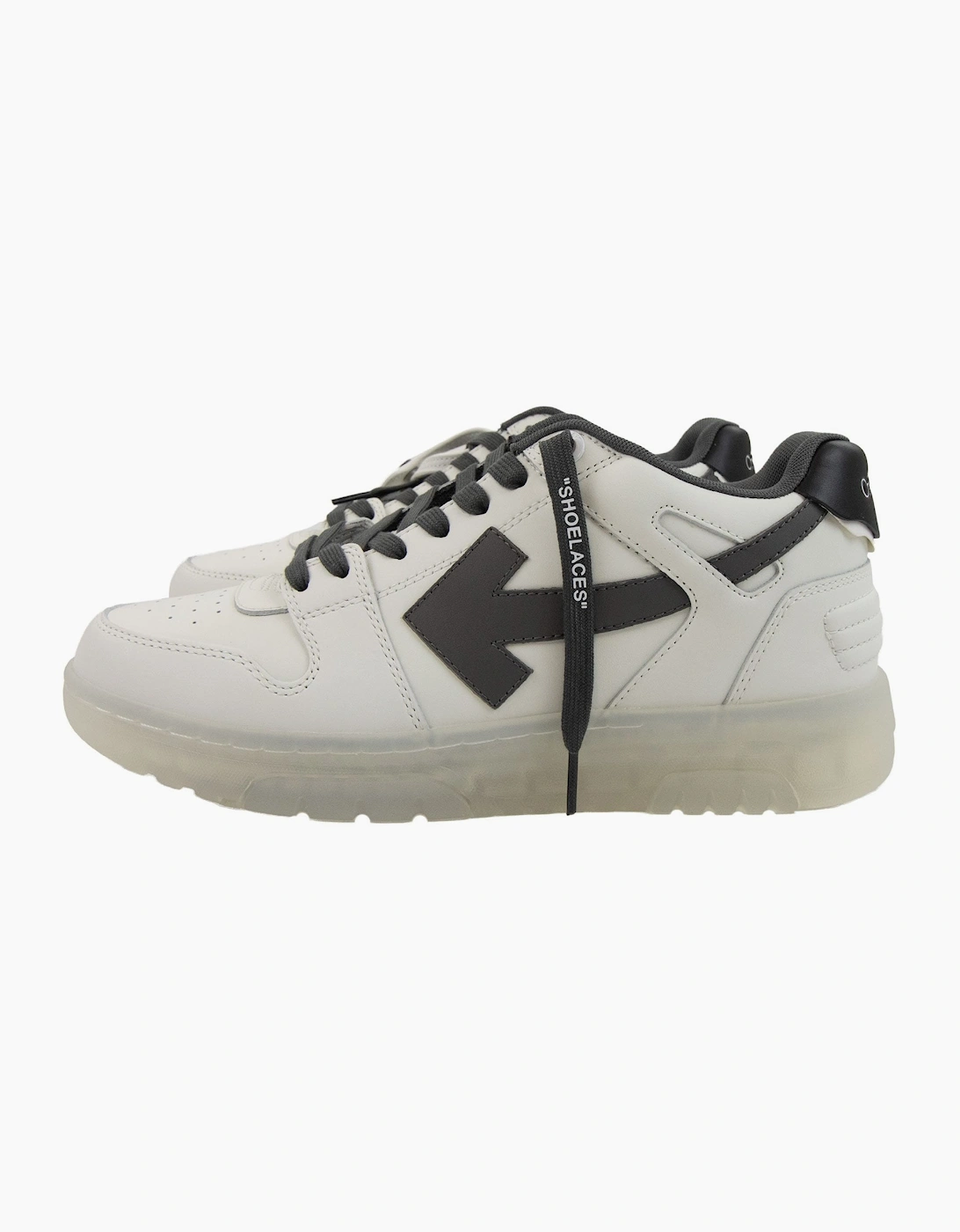 Off White Out Of Office Transparent Trainers White/Dark Grey