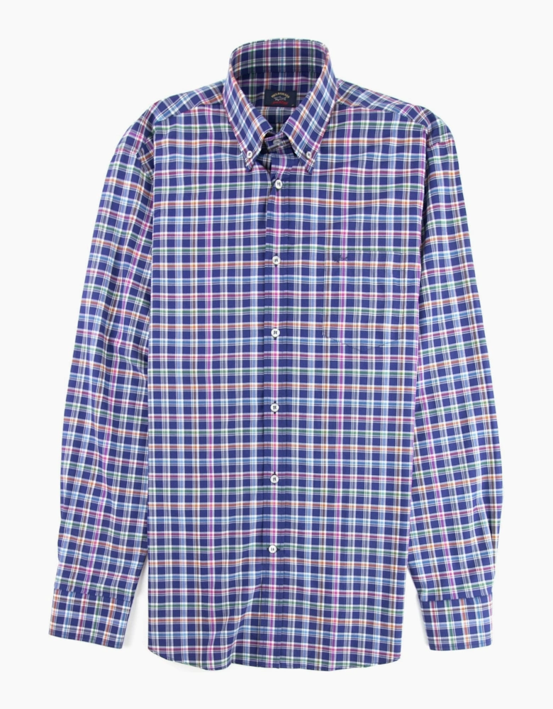 Paul And Shark Button-down Plaid Shirt Multi