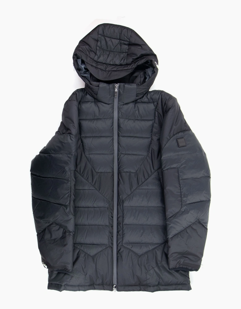 Hugo Boss Patton Padded Parka Coat Black