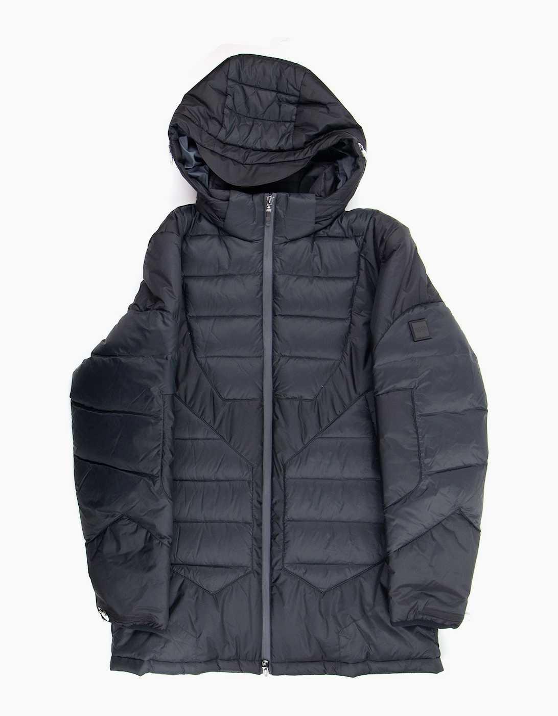 Hugo Boss Patton Padded Parka Coat Black, 3 of 2