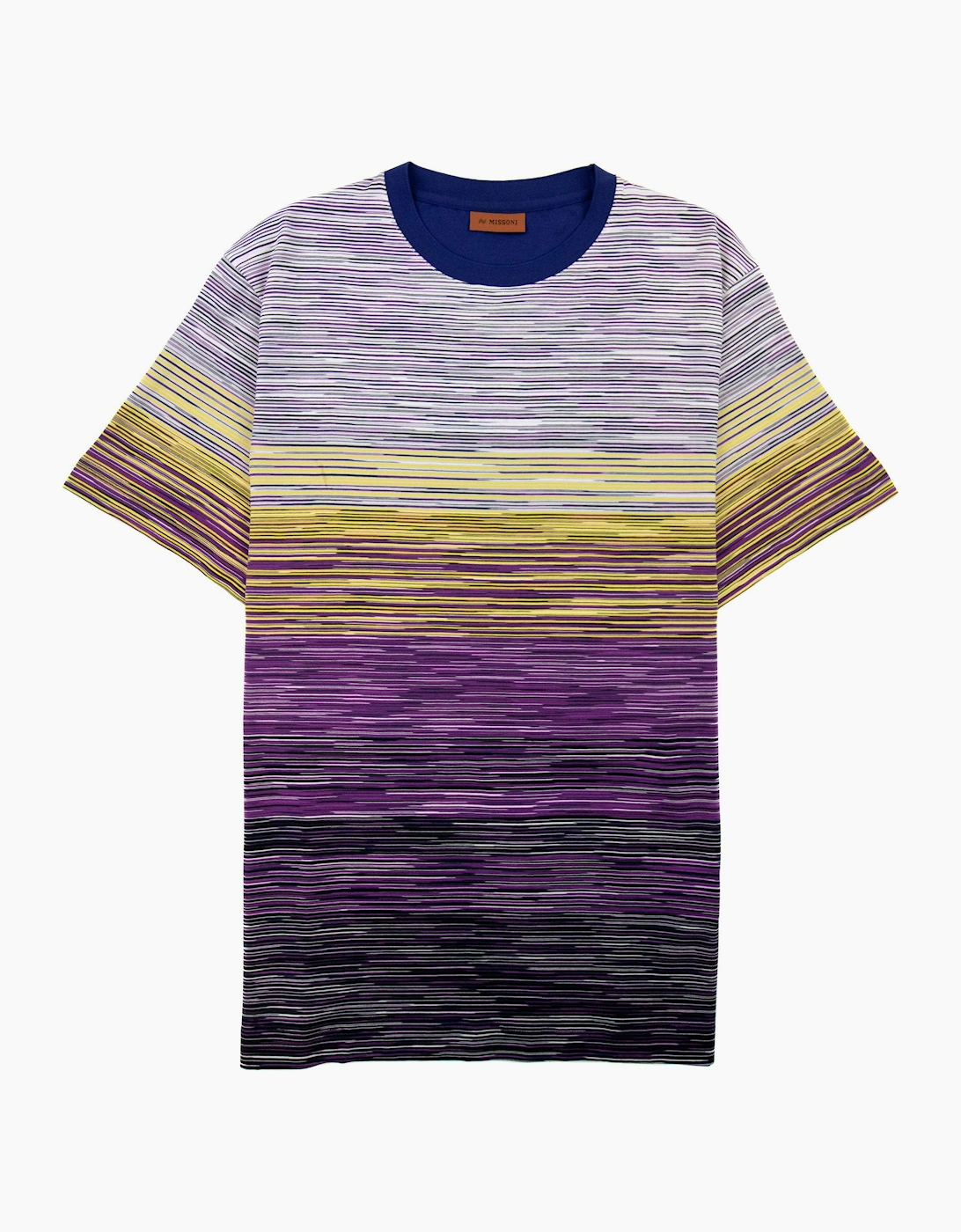 Missoni Slub Cotton Jersey Crewneck T Shirt Multi F500r
