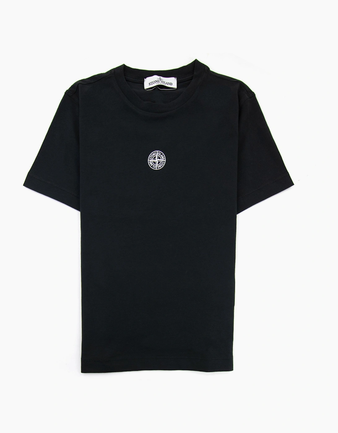 Stone Island Junior Digital Landscape T-shirt Black V0029