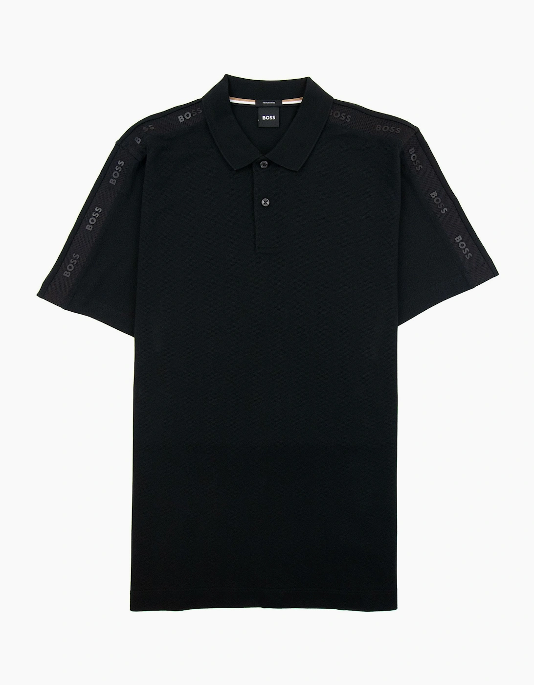 Hugo Boss Parlay 175 Logo Insert S/s Polo Black 001, 5 of 4