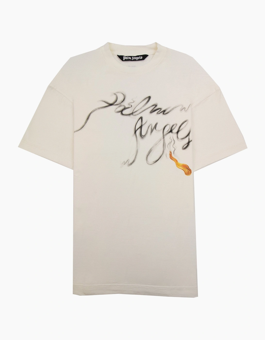 Palm Angels Foggy Pa T Shirt White/black