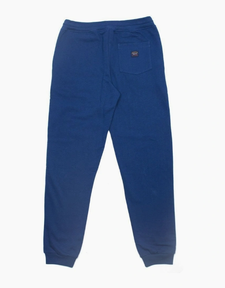 Paul And Shark Back Pocket Patch Logo Tracksuit Bottoms Royal Blue