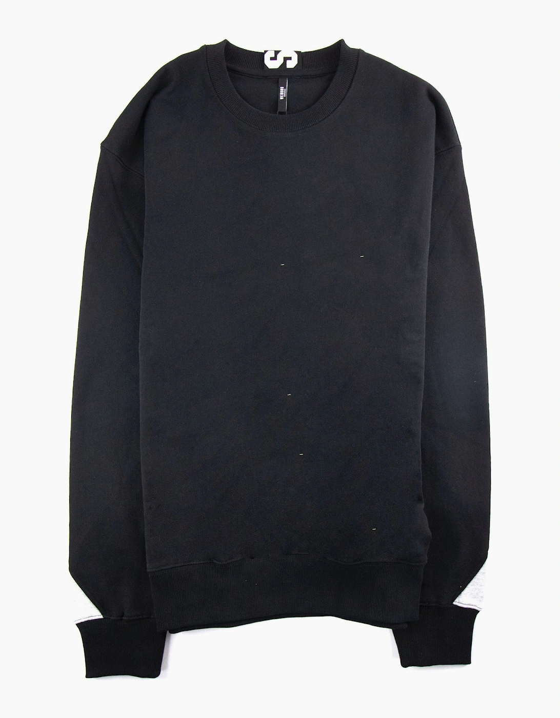 Versace Versus Back Tape Logo Crewneck Sweatshirt Black, 3 of 2