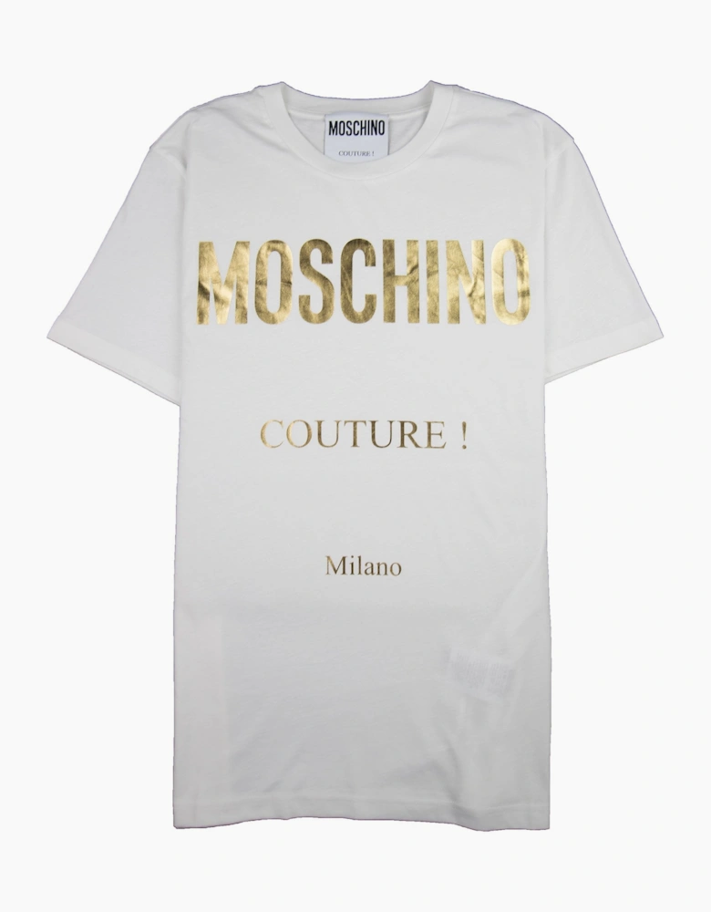 Moschino Couture Logo T-Shirt Off White