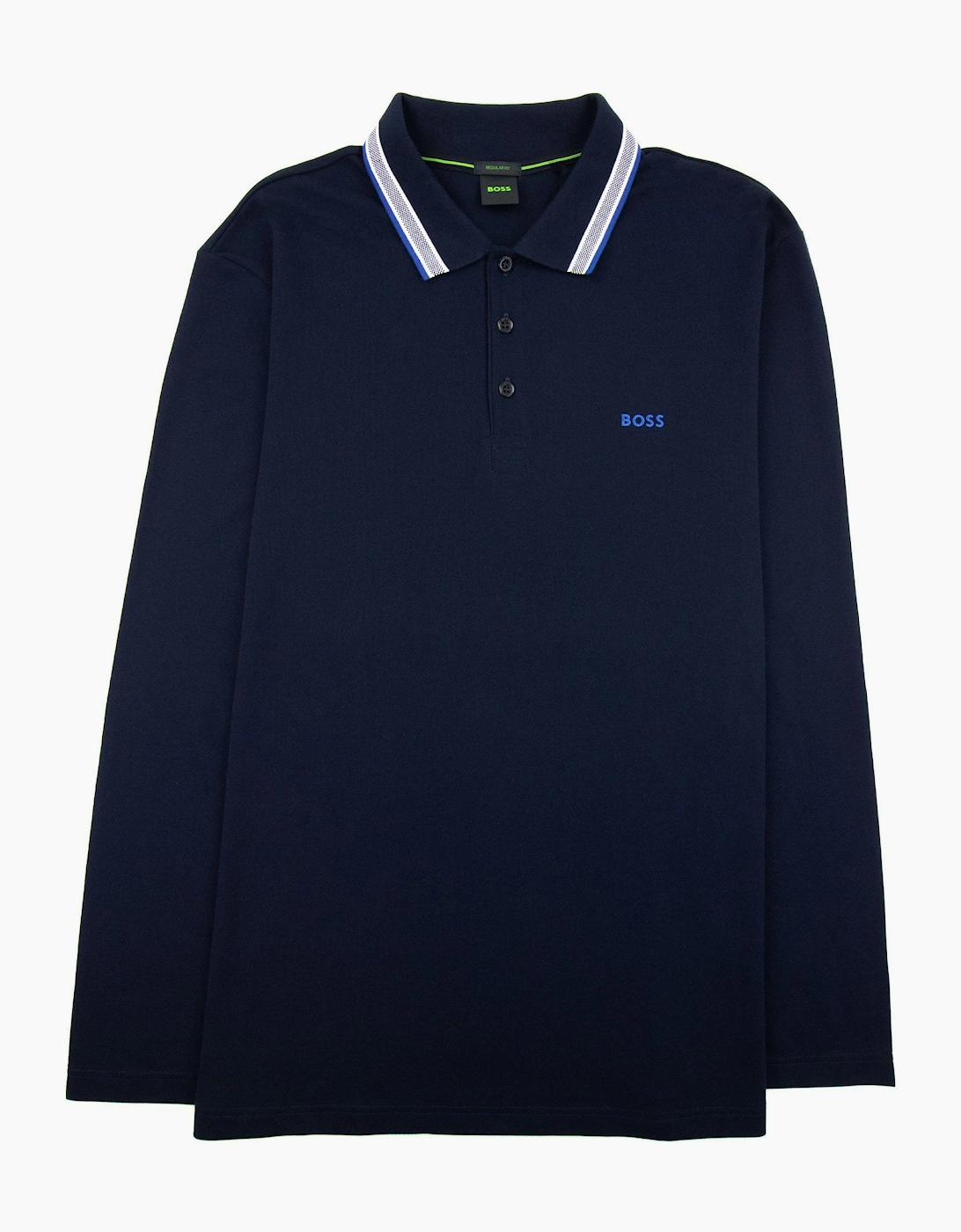 Hugo Boss Plisy Regular Fit L/s Polo Navy 405, 4 of 3