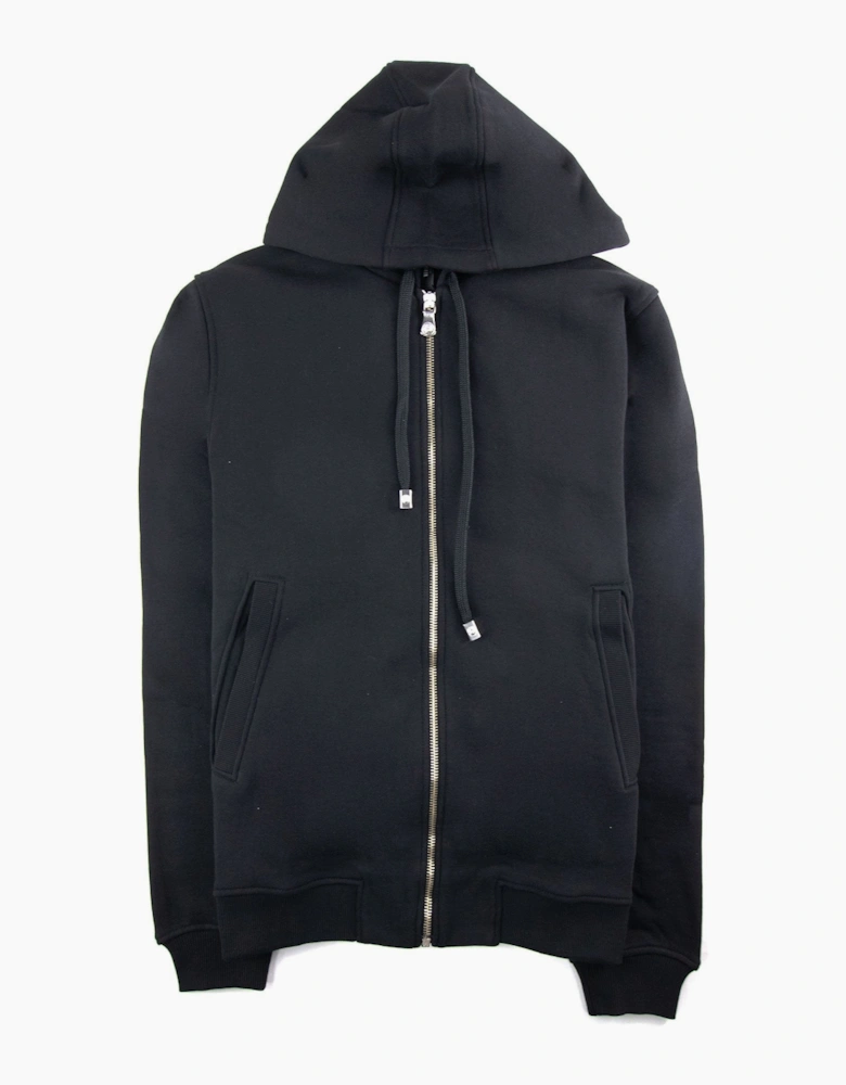 Versace Versus Lion Back Print Zip Up Hoody Black