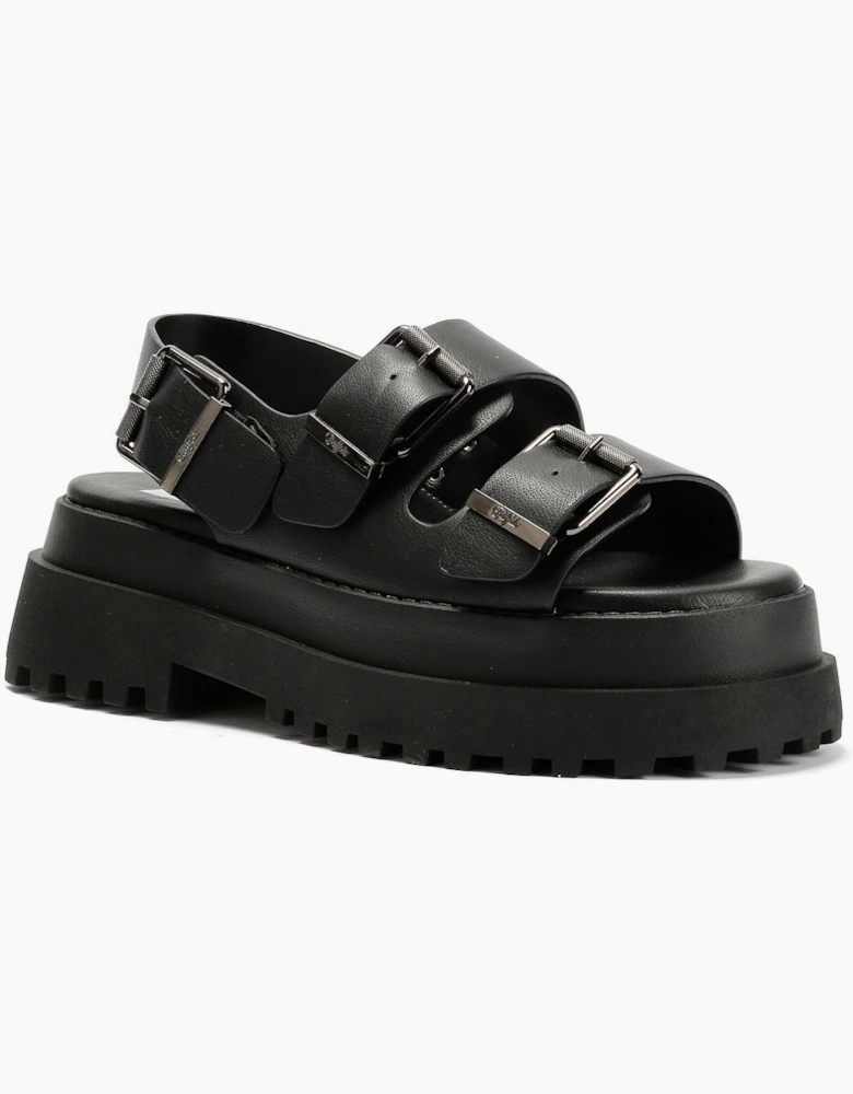 Buffalo Pluto Ari Women's Black Sandals