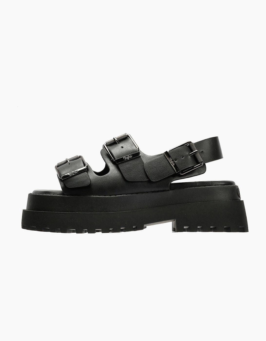 Buffalo Pluto Ari Women's Black Sandals