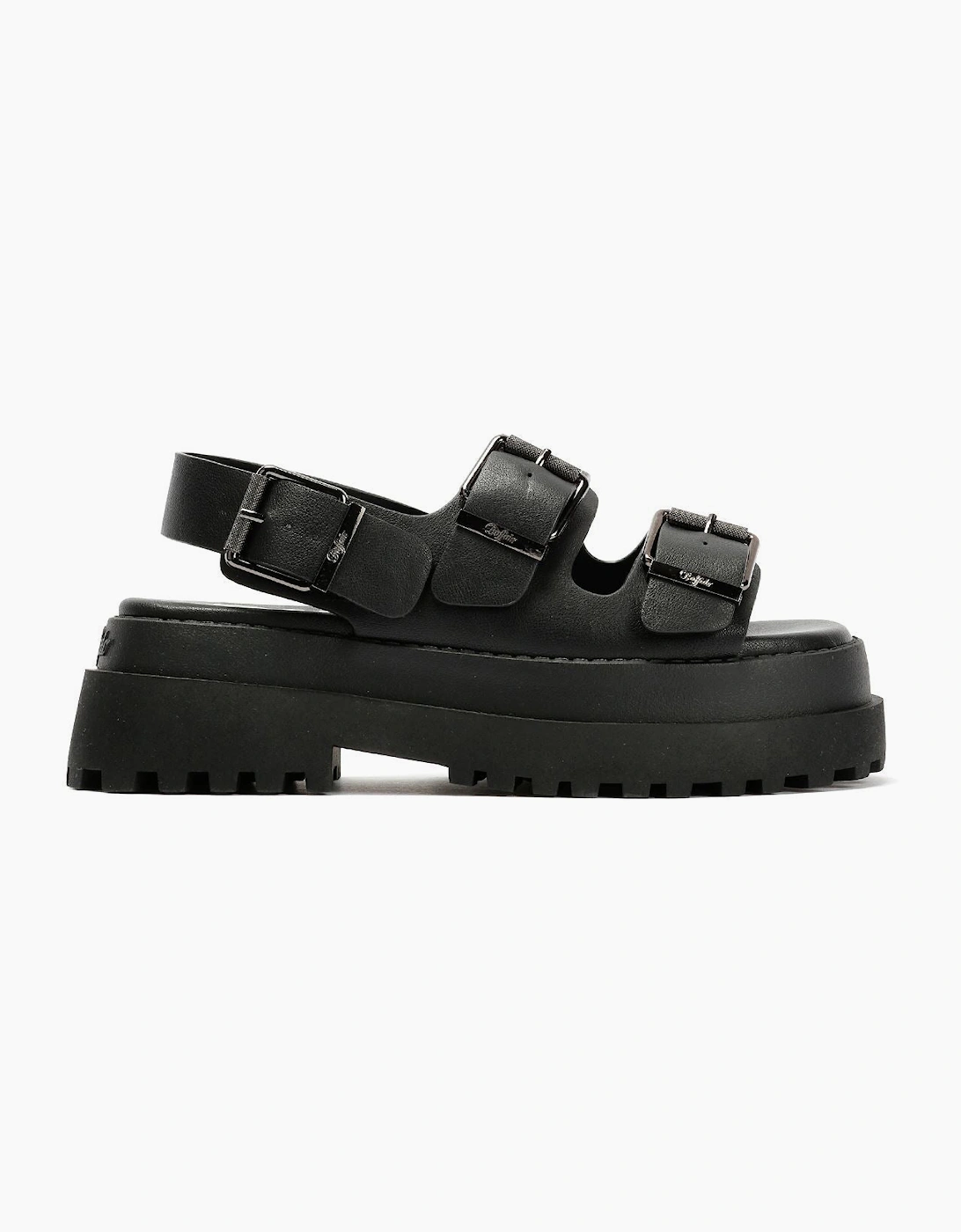 Buffalo Pluto Ari Women's Black Sandals