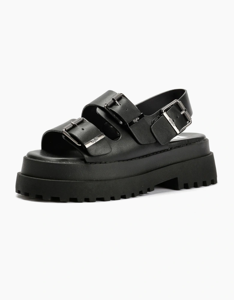 Buffalo Pluto Ari Women's Black Sandals