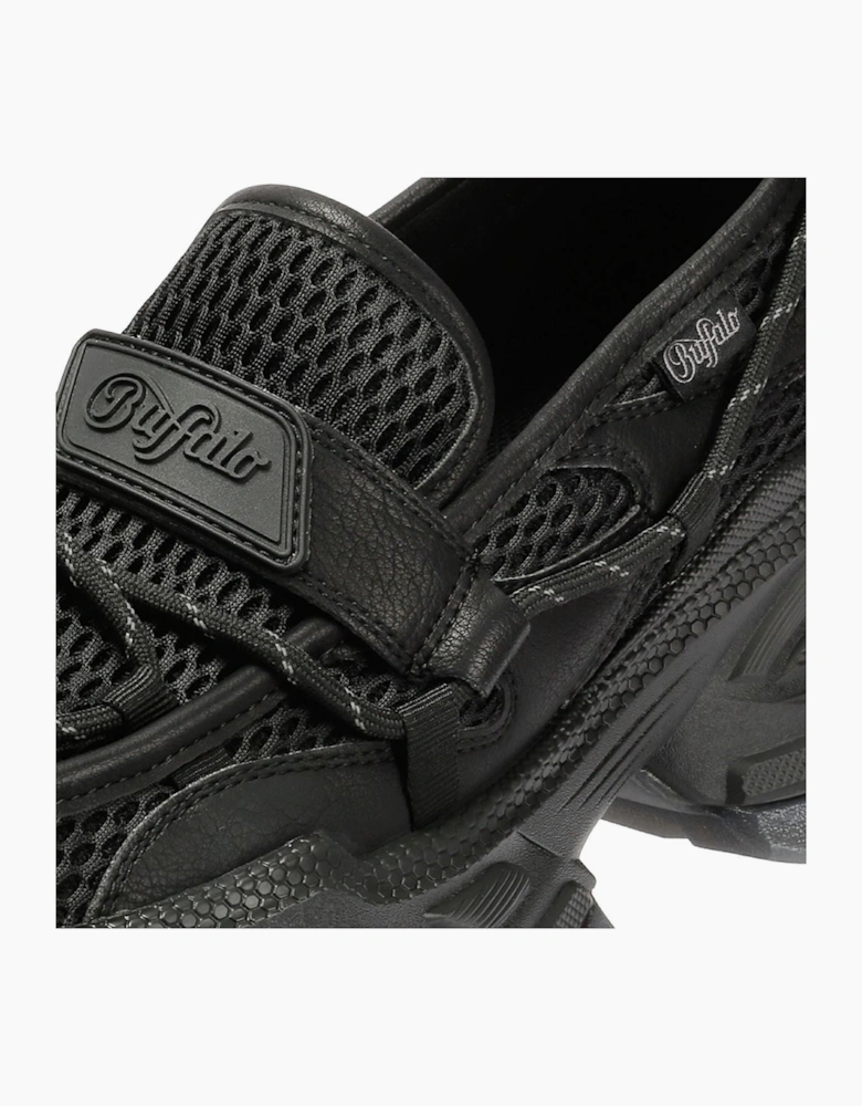 Buffalo Loafer TEC Women's Black Loafers