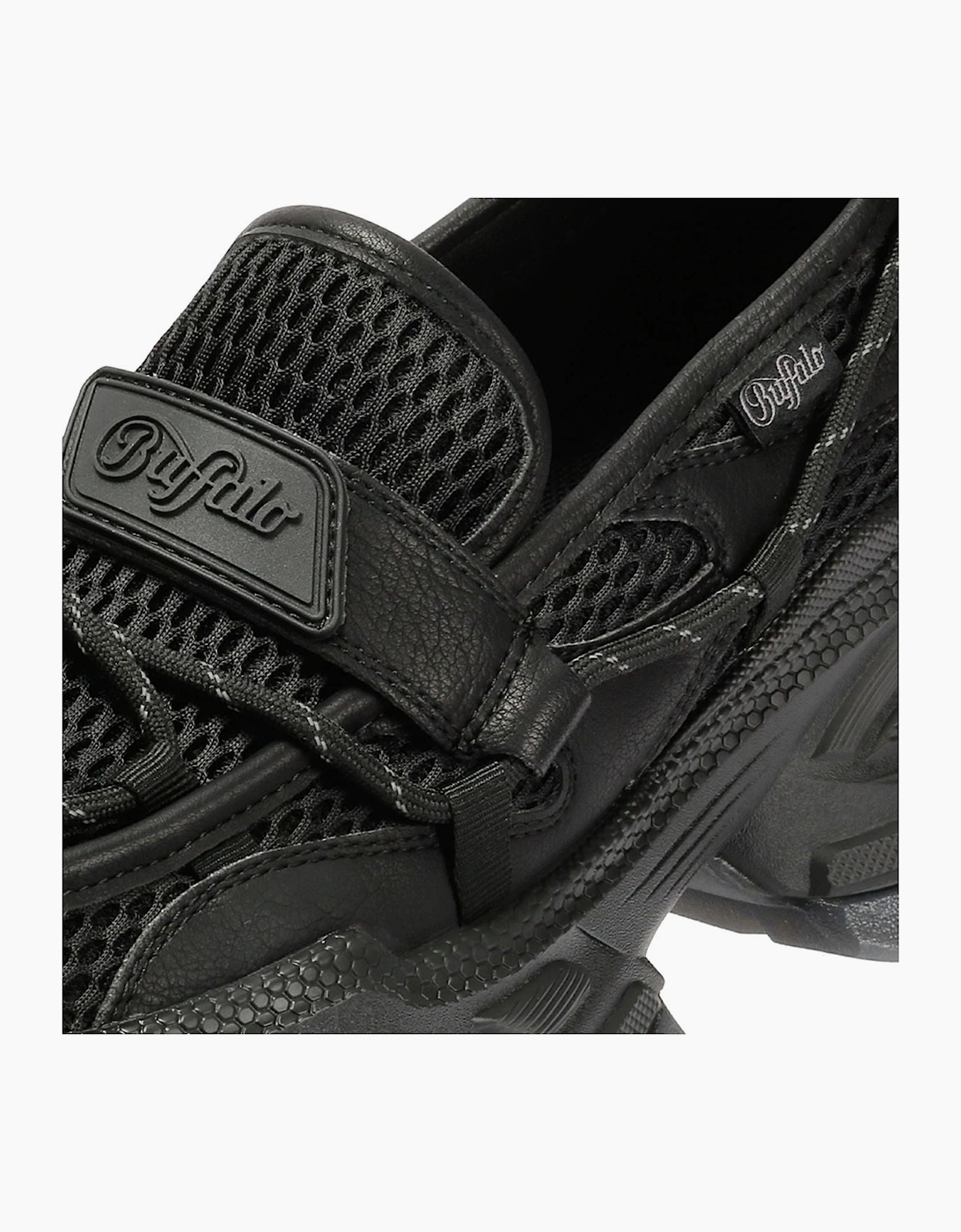 Buffalo Loafer TEC Women's Black Loafers