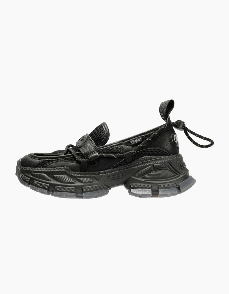 Buffalo Loafer TEC Women's Black Loafers