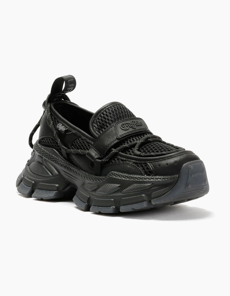 Buffalo Loafer TEC Women's Black Loafers