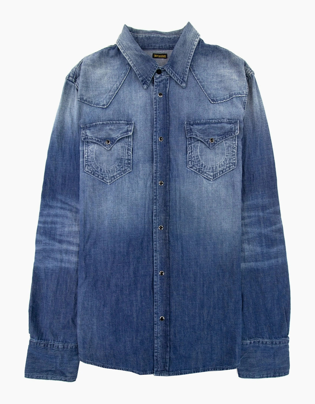 True Religion Core Jake Western Shirt Denim