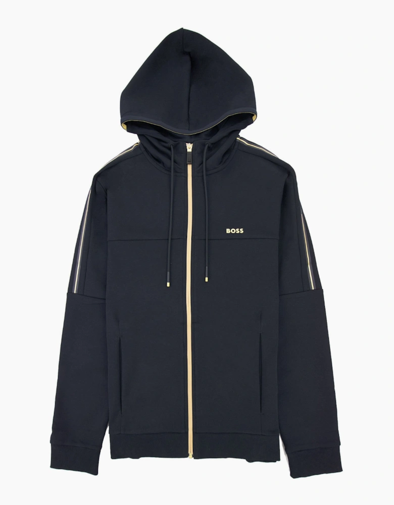 Hugo Boss Saggy 1 Hoody Side Stripes Navy