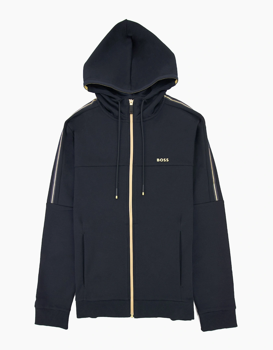 Hugo Boss Saggy 1 Hoody Side Stripes Navy, 7 of 6