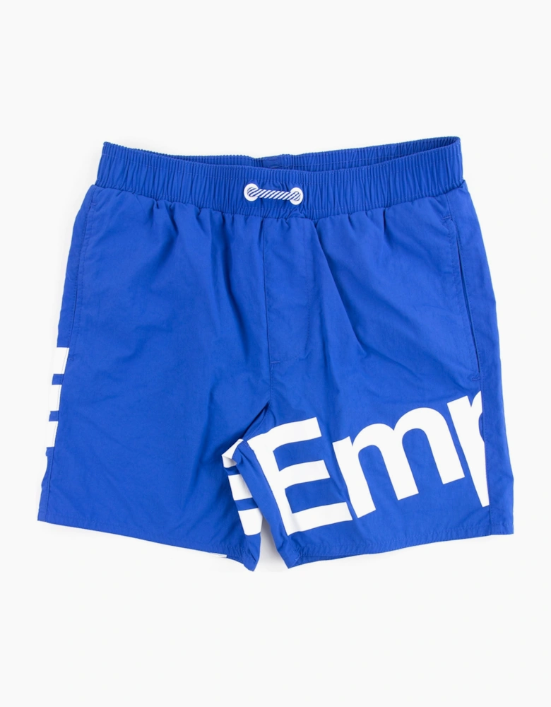 Emporio Armani Junior Beachwear Boxers Blue