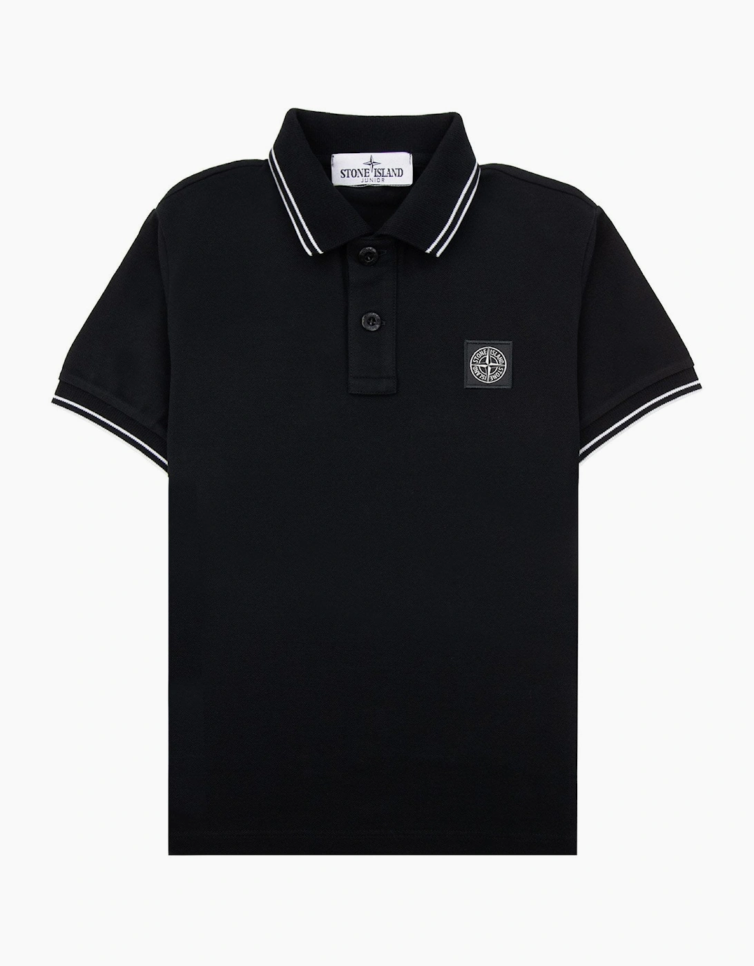 Stone Island Polo Ss Kids Black V0029, 5 of 4