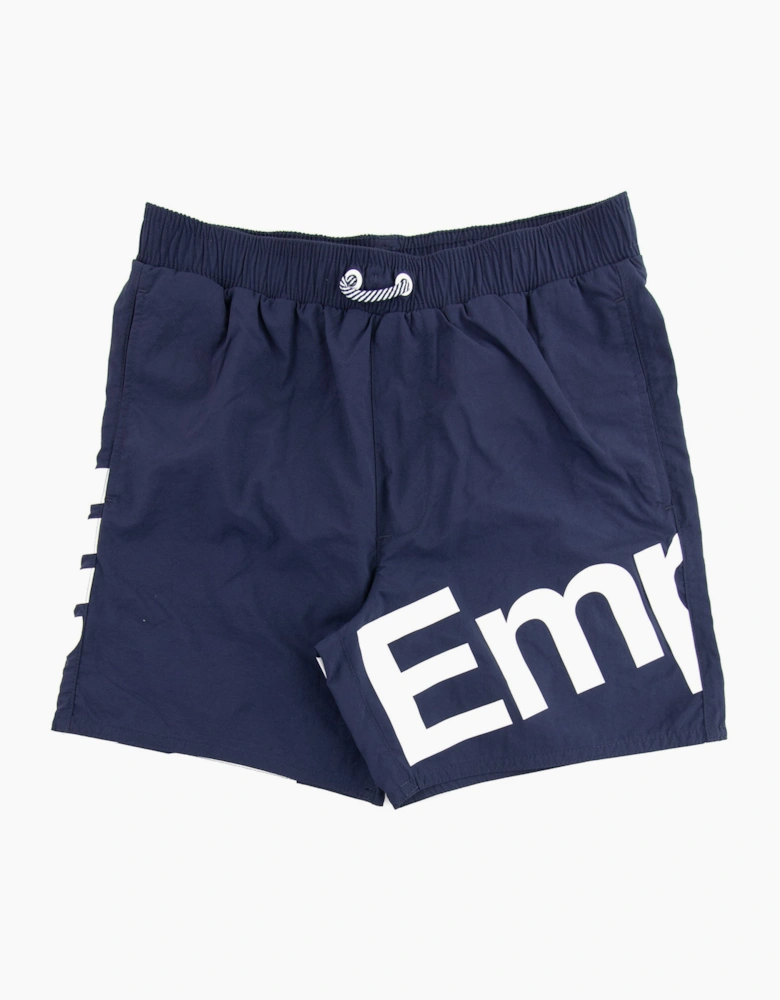 Emporio Armani Junior Beachwear Boxers Navy Blue