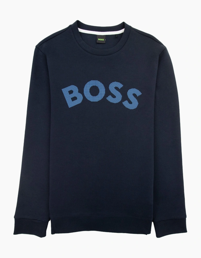 Hugo Boss Salbo Iconic Crew Neck Sweat Navy 402