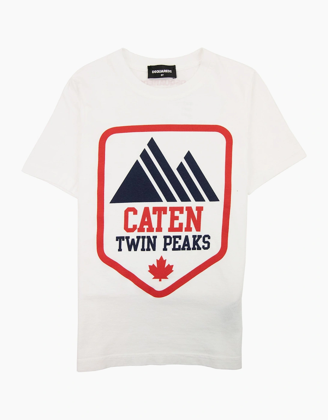 Dsquared2 Kids Twin Peaks Logo T Shirt White