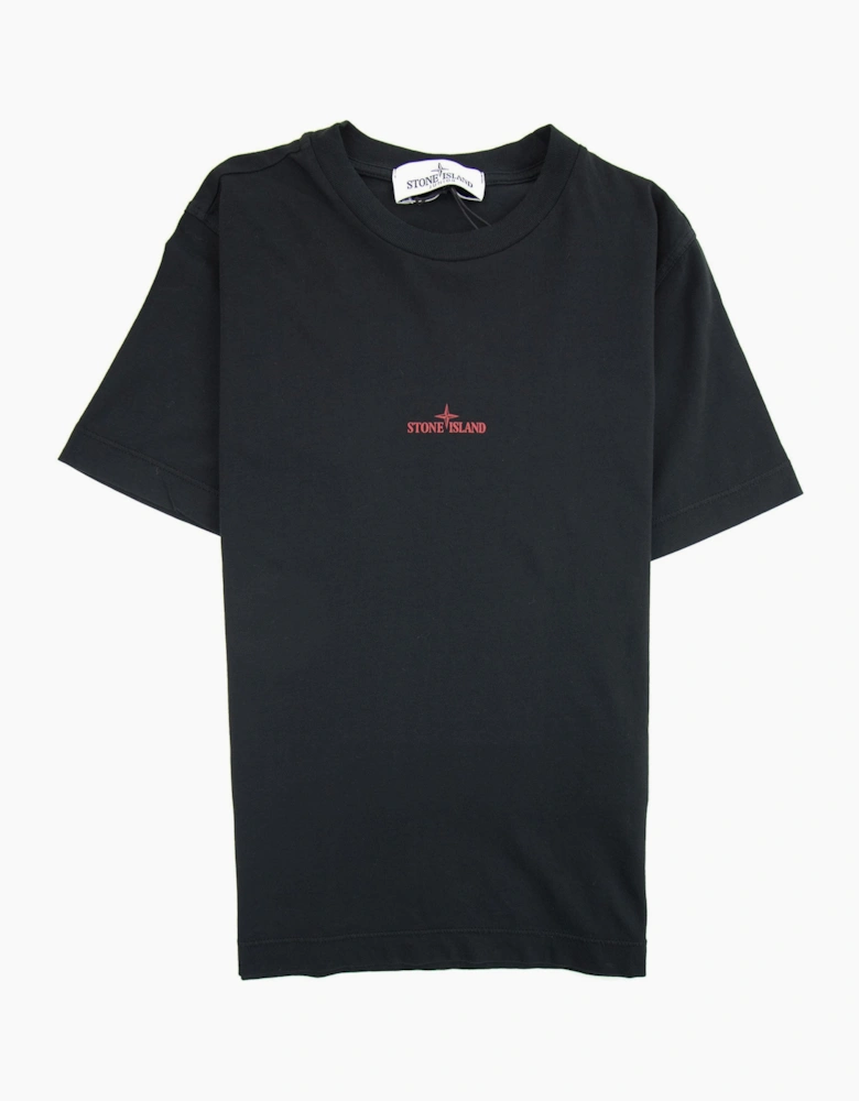 Stone Island Junior Back Logo T-Shirt Black V0029