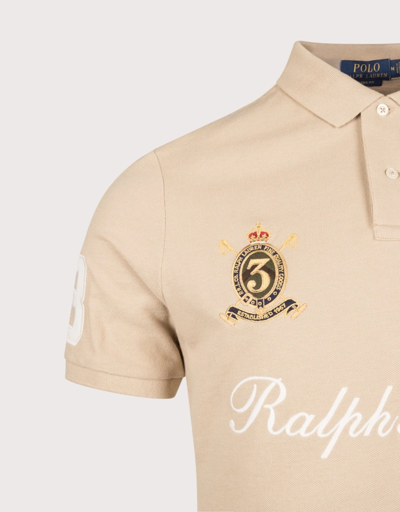 Classic Fit Big Pony Mesh Polo Shirt