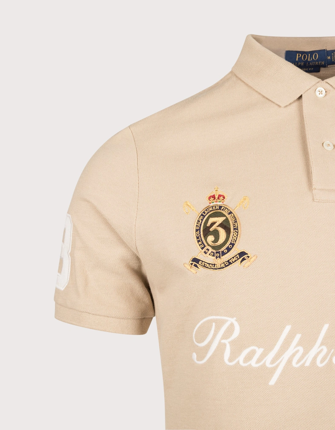 Classic Fit Big Pony Mesh Polo Shirt