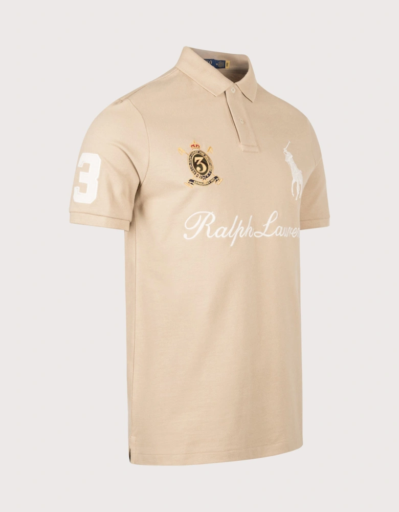 Classic Fit Big Pony Mesh Polo Shirt