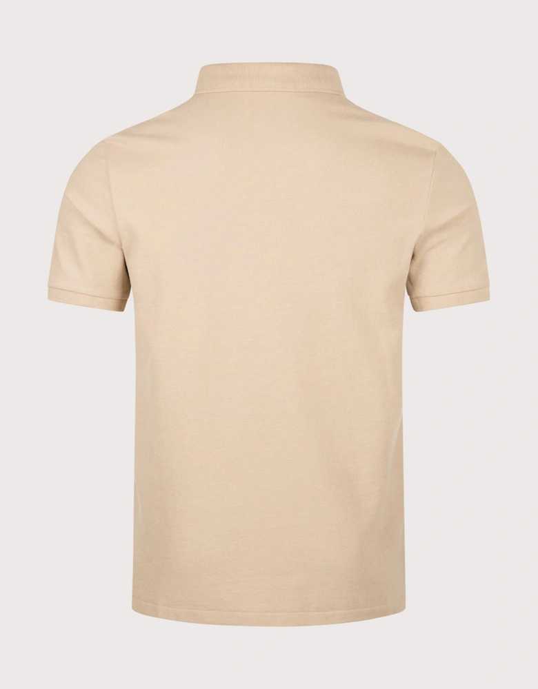 Classic Fit Big Pony Mesh Polo Shirt