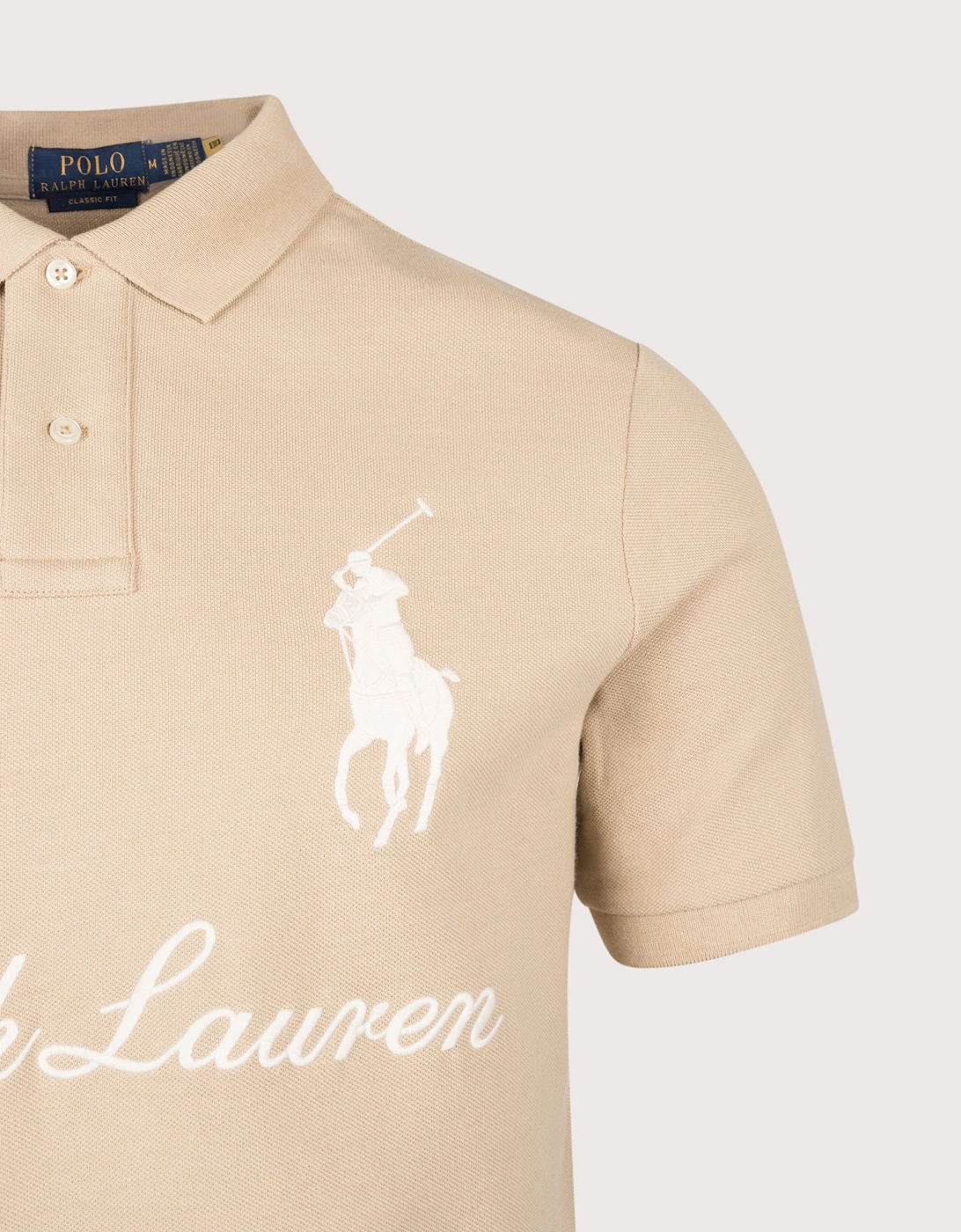 Classic Fit Big Pony Mesh Polo Shirt