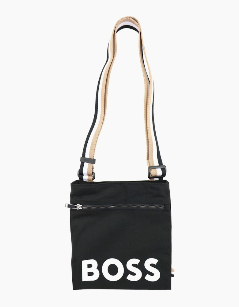 Hugo Boss Catch Printed Logo Envelope Bag Black/white