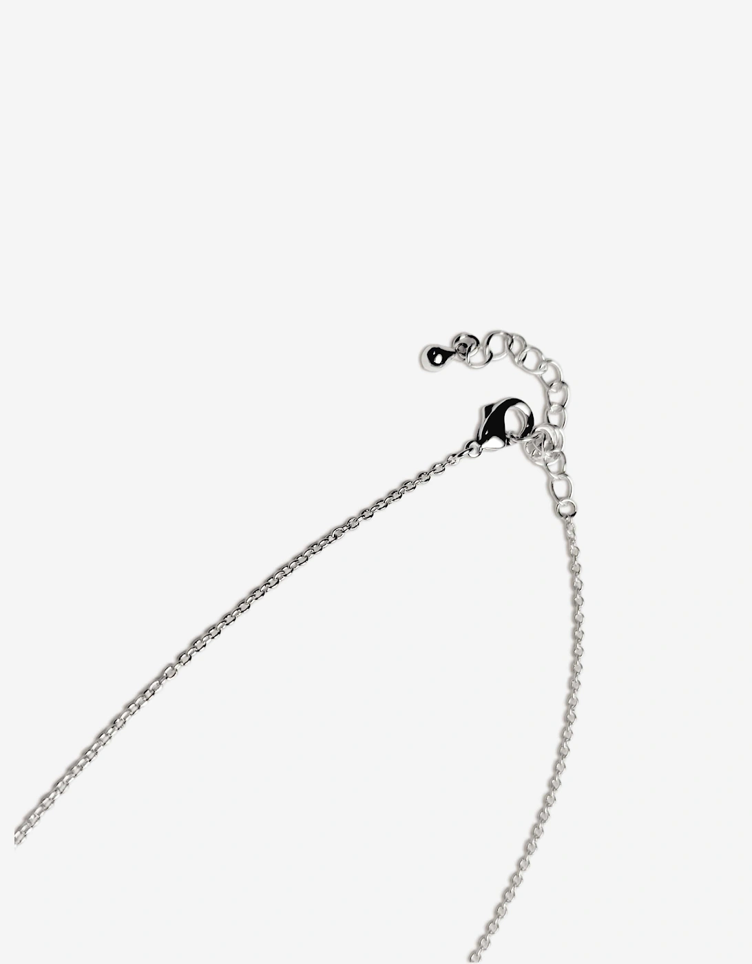 Secret Spoils Girls Red Doughnut Necklace in Silver (40cm)