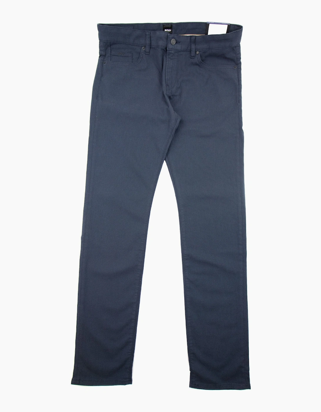 Hugo Boss Delaware3-1-20 Micro Structured Stretch Jean Dark Blue 001, 4 of 3