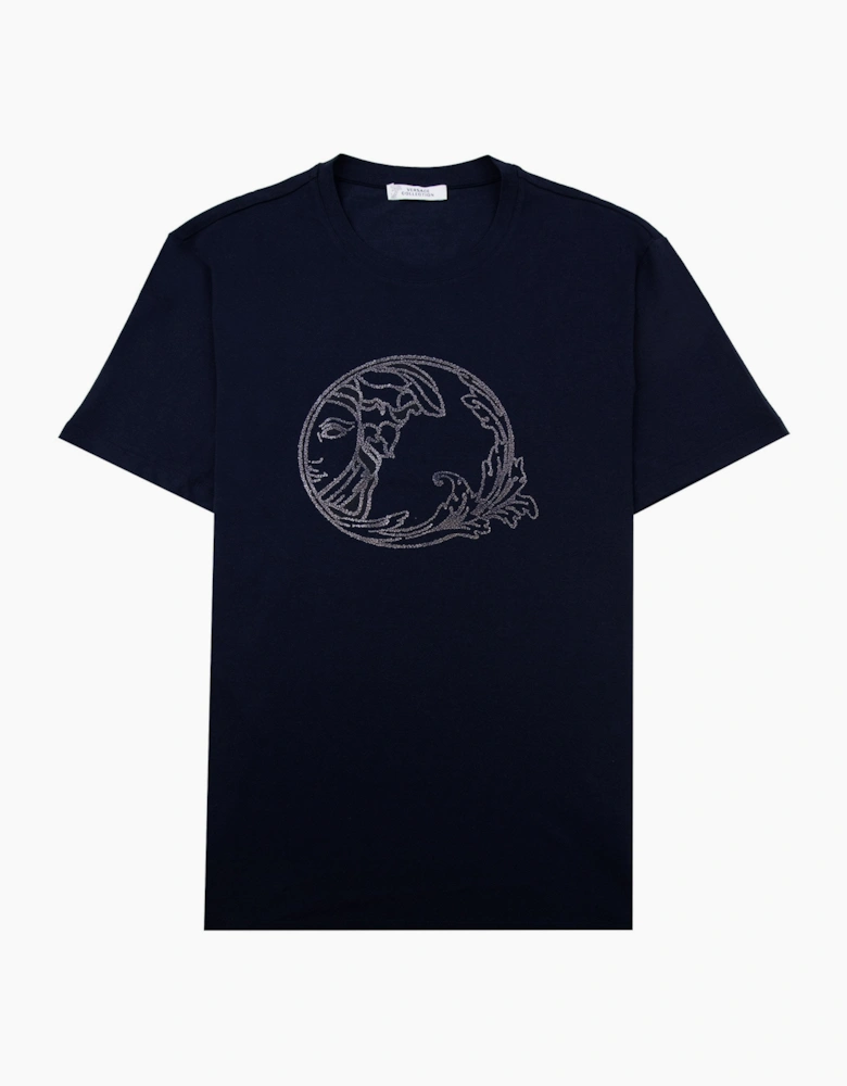 Versace Collection Medusa T Shirt Navy