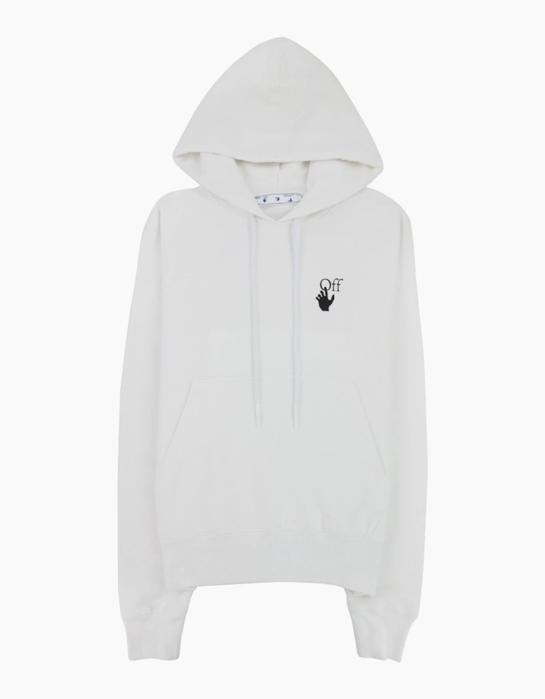 Off White Bubble Arrow Skate Hoodie White/black