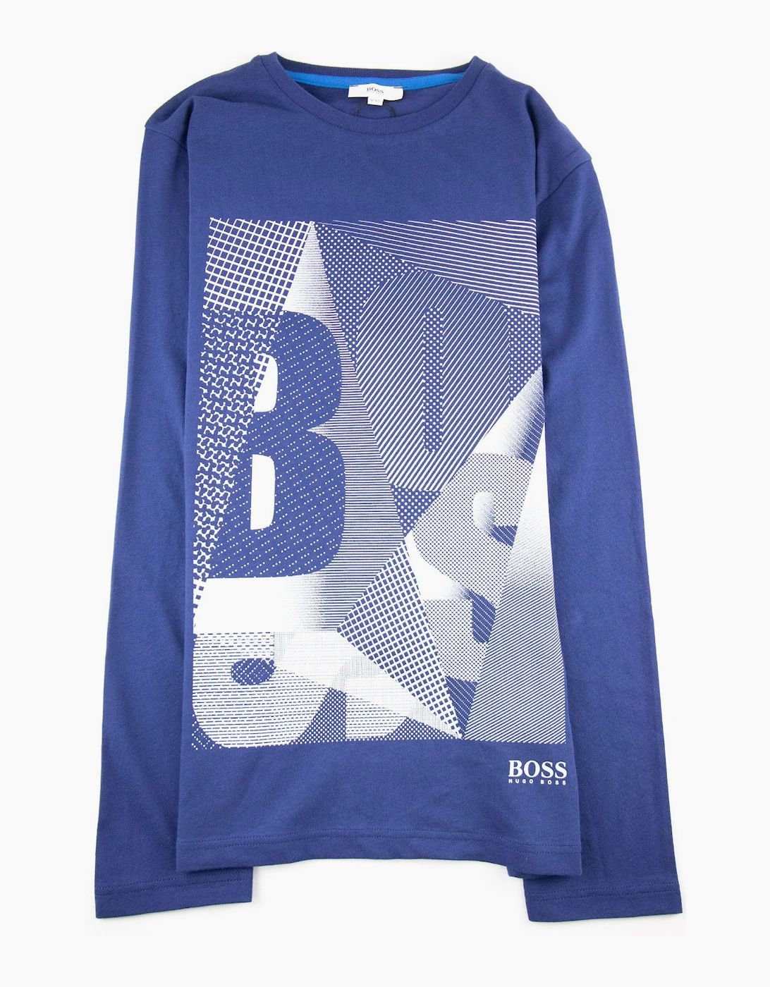 Hugo Boss Kids Real Genuine L/s T Shirt Blue, 3 of 2