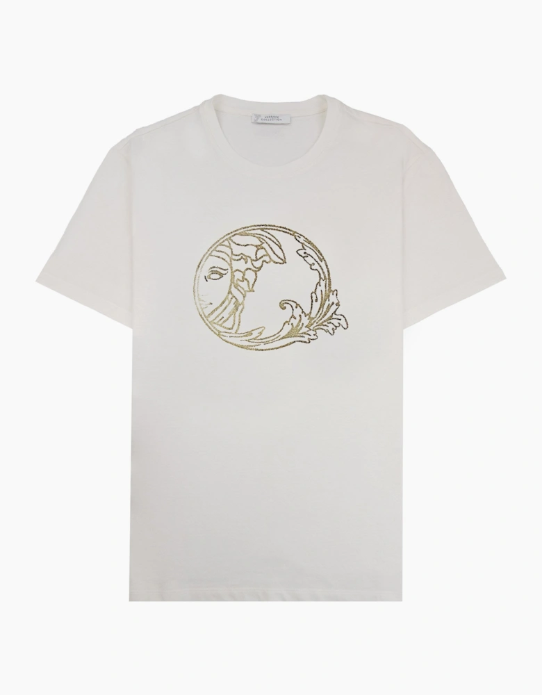 Versace Collection Medusa T Shirt Off White