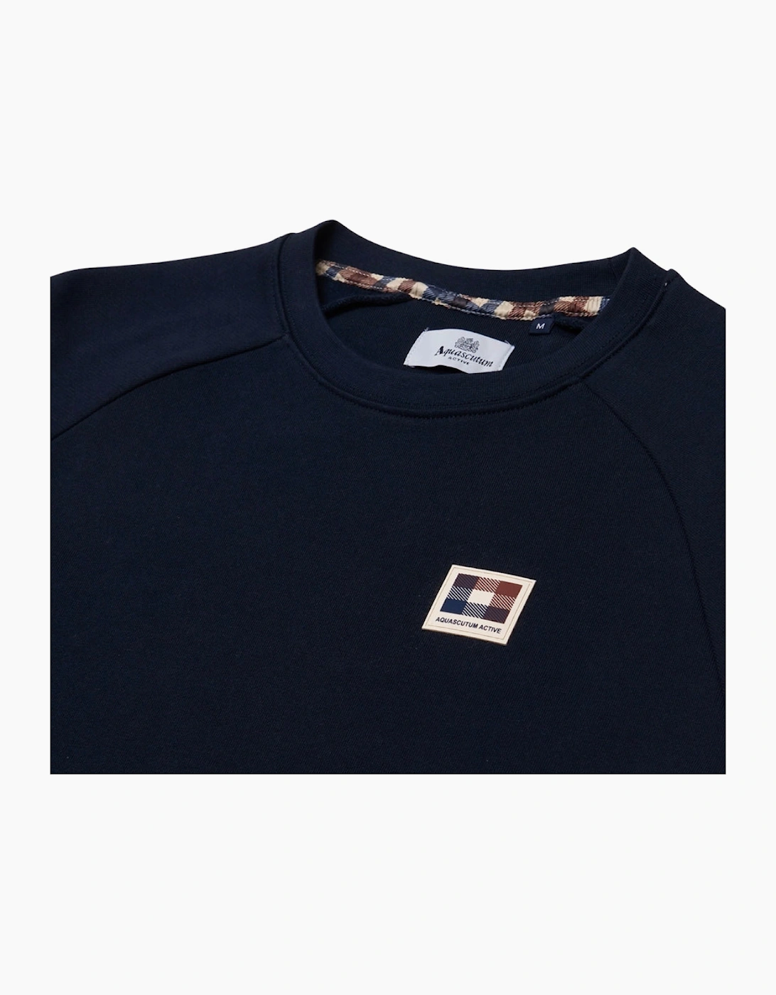 Aquascutum Active Patch Crewneck Navy Blue